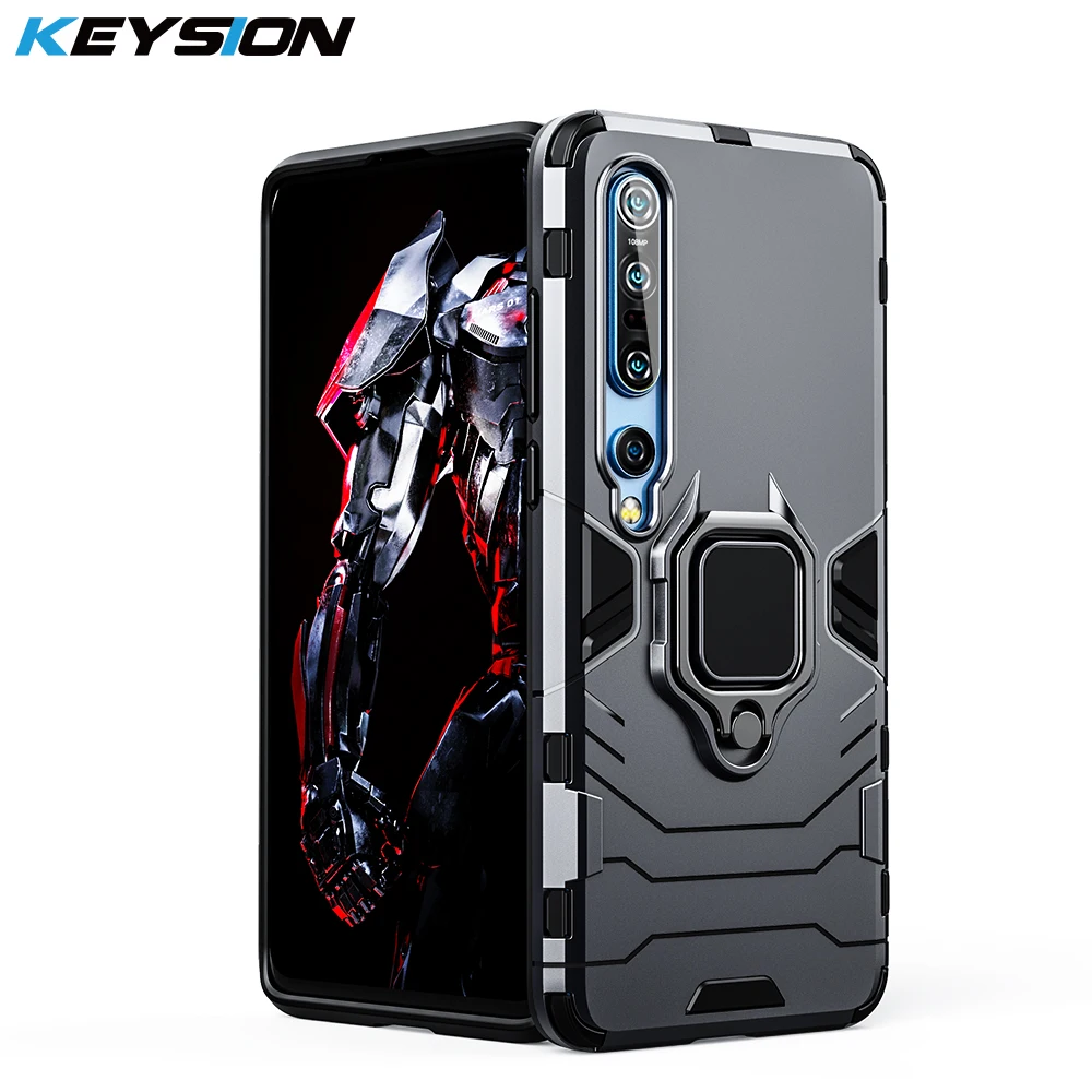 KEYSION противоударный защитный чехол для Xiaomi mi 10 Pro Note 9T Магнитный телефона Red K30 K20 8 8T
