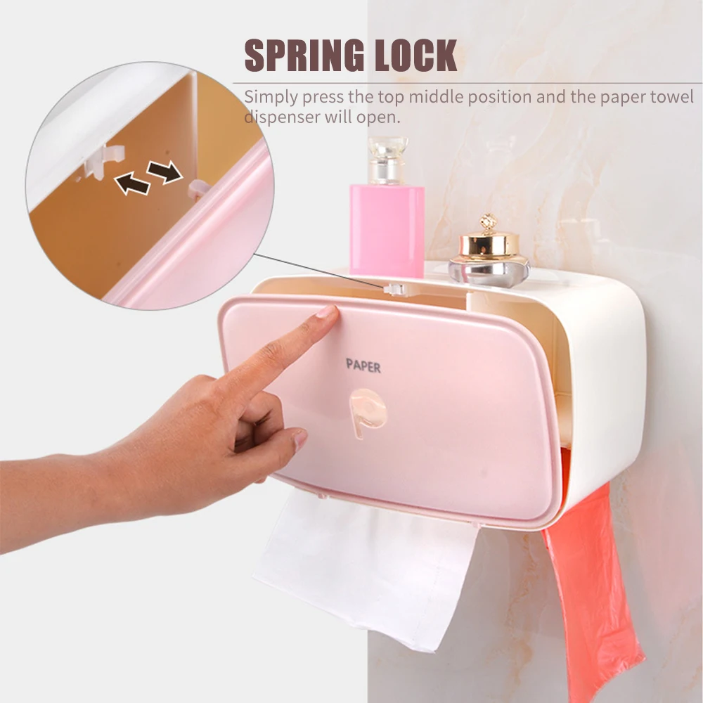 Ванная комната без сверления бумажный диспенсер для полотенец Настенный