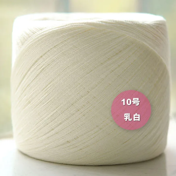 500 г/лот дешевая пряжа для вязания крючком шерсть+ хлопок laine a tricoter Notoginseng Шерстяные нитки для ручного вязания крючком DIY t50 - Цвет: 10