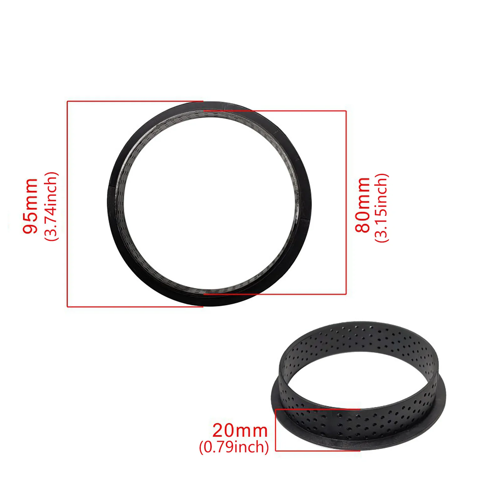 

Food Grade Reusable Round Tower Ring Cutting Mold Plastic Honeycomb Breathable Tower Ring Hollow Out Cake Mousse Ring Bakeware