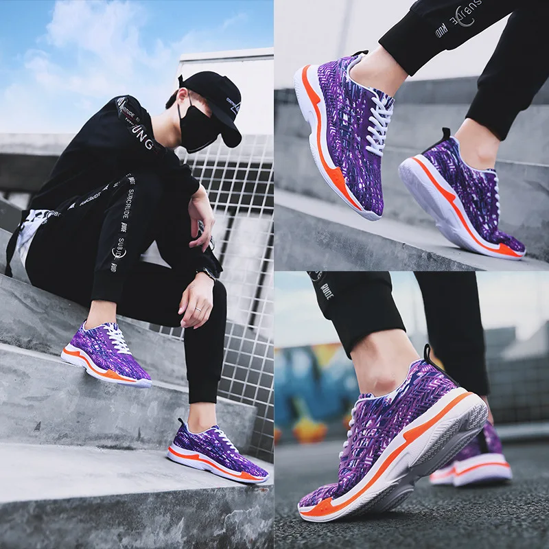 Women Casual Shoes 2021 Sneakers Unisex Mesh Footwear Lightweight Breathable Lovers Couple Flats Big Size Fashion Camouflage