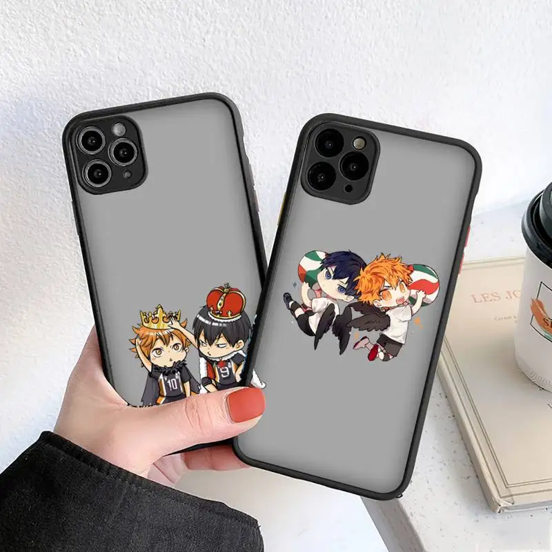

Haikyuu Hinata attacks Anime Phone Case For iphone 12 11 8 7 plus mini x xs xr pro max matte transparent cover