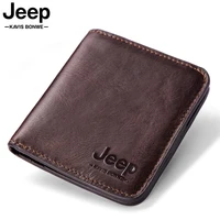 thin mens wallet genuine leather mini male purses zipper coin bag high quality money bag with credit card holders portomonee