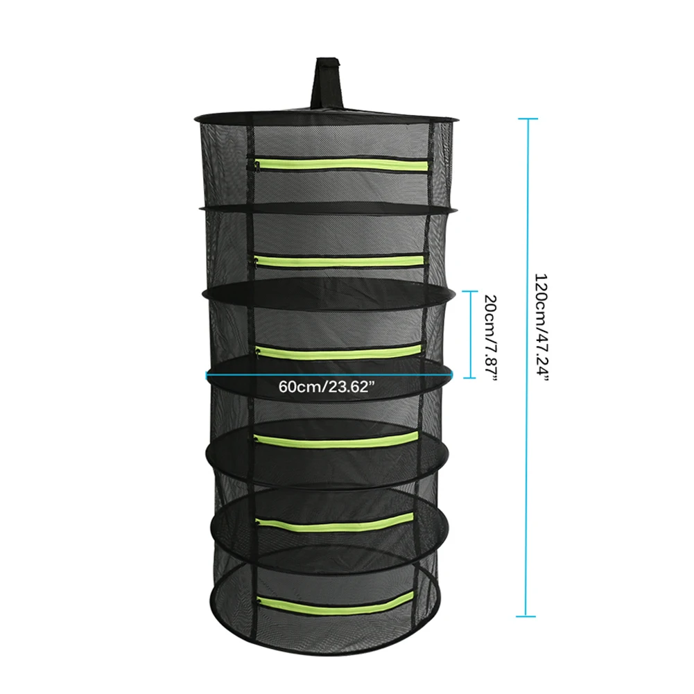 4/6 слоев сушилки для трав складной сетчатый мешок подвесная корзина Складная