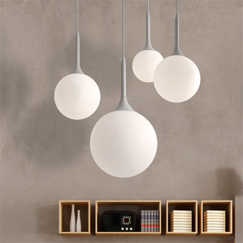 Современный минималистичный стеклянный подвесной светильник s лампа для