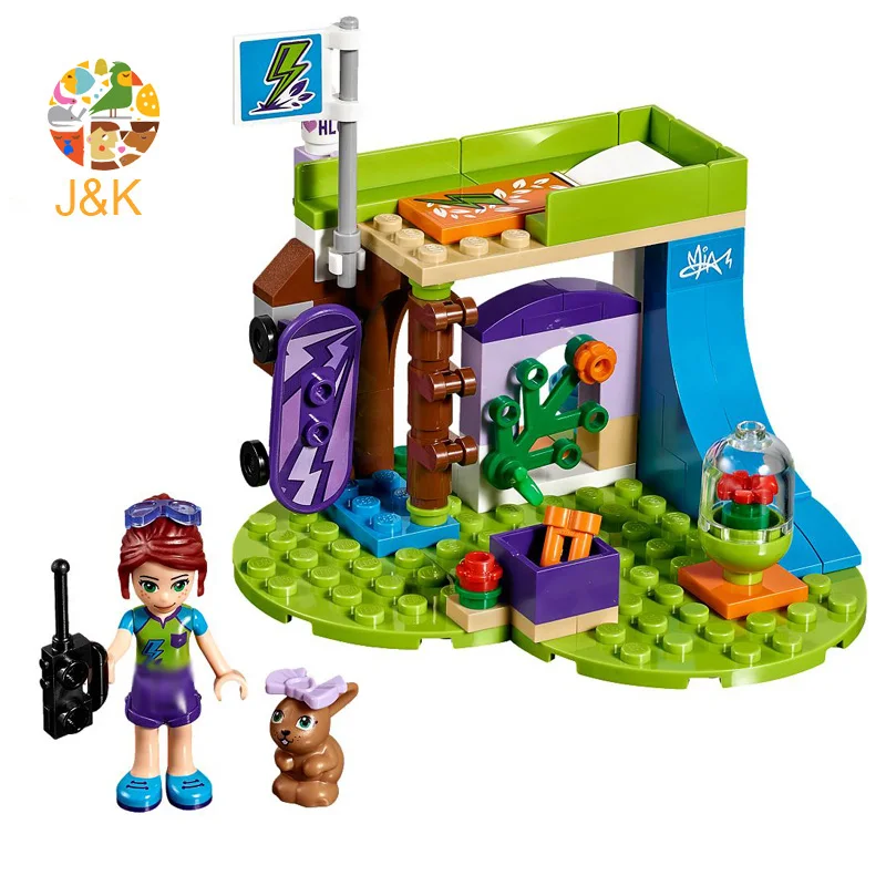 41327 96 шт девушка Друзья серии Миа спальня модель строительные блоки кирпичи