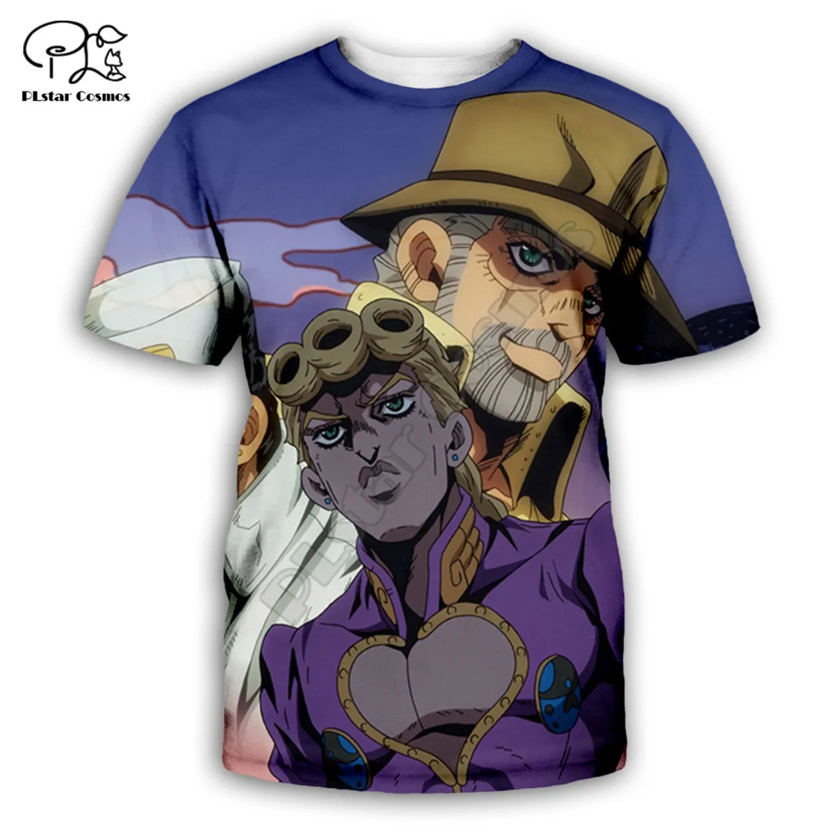 Футболка Мужская/женская с 3D принтом Невероятные приключения Джоджо