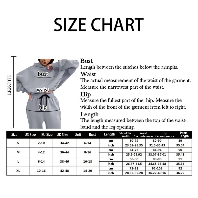 

2021 Winter Fashion Outfits for Women Tracksuit Hoodies Sweatshirt and Sweatpants Casual Sports 2 Piece Set Sweatsuits Women