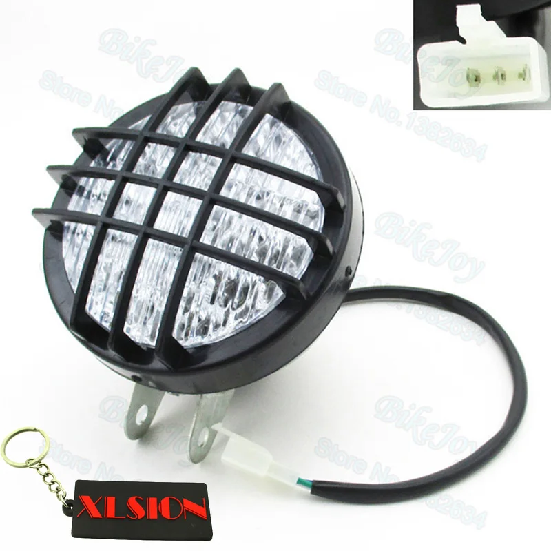 12V LED Headlight Front Head Light For 50 70cc 90cc 110cc 125cc 150cc 200cc ATV Quad Go Kart Roketa Sunl Taotao Kazuma |