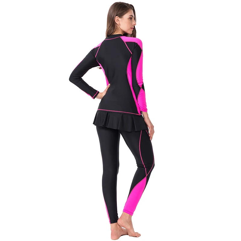 Новинка 2020 женский Принт в мусульманском стиле юбка купальник спортивный