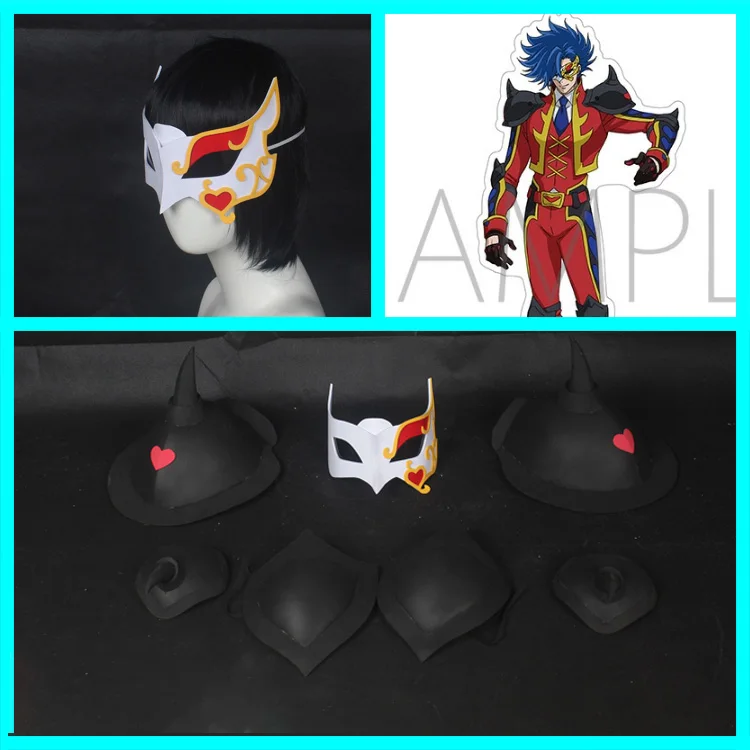 

Anime SK EIGHT SK8 the Infinity Mask Take Photo Props Cosplay Costume Men Women Girls Student Handwork Hair Accessories