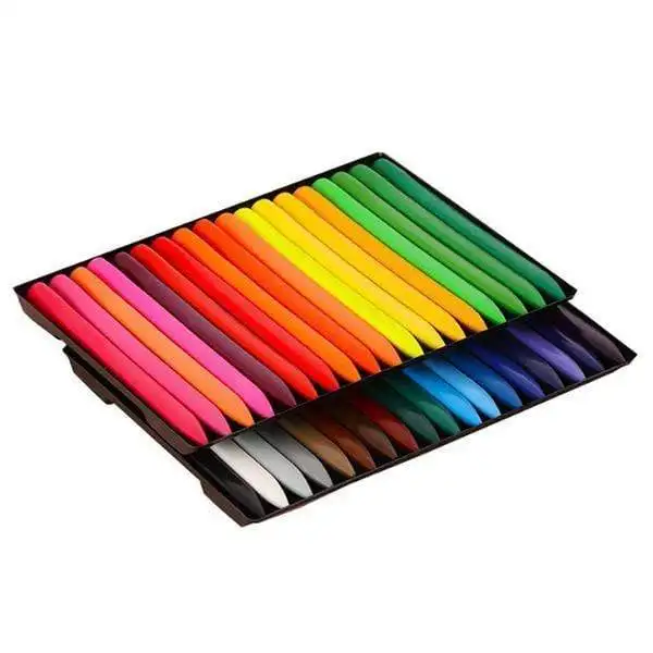 

36 Colors Triangular Crayons Non-toxic wax Crayon kids drawing Supplies eraseable Crayon art supplies school kingdergartern supp
