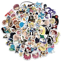50pcs anime fairy tail stickers car bike travel luggage phone guitar laptop fridge waterproof classic toy decal stickers