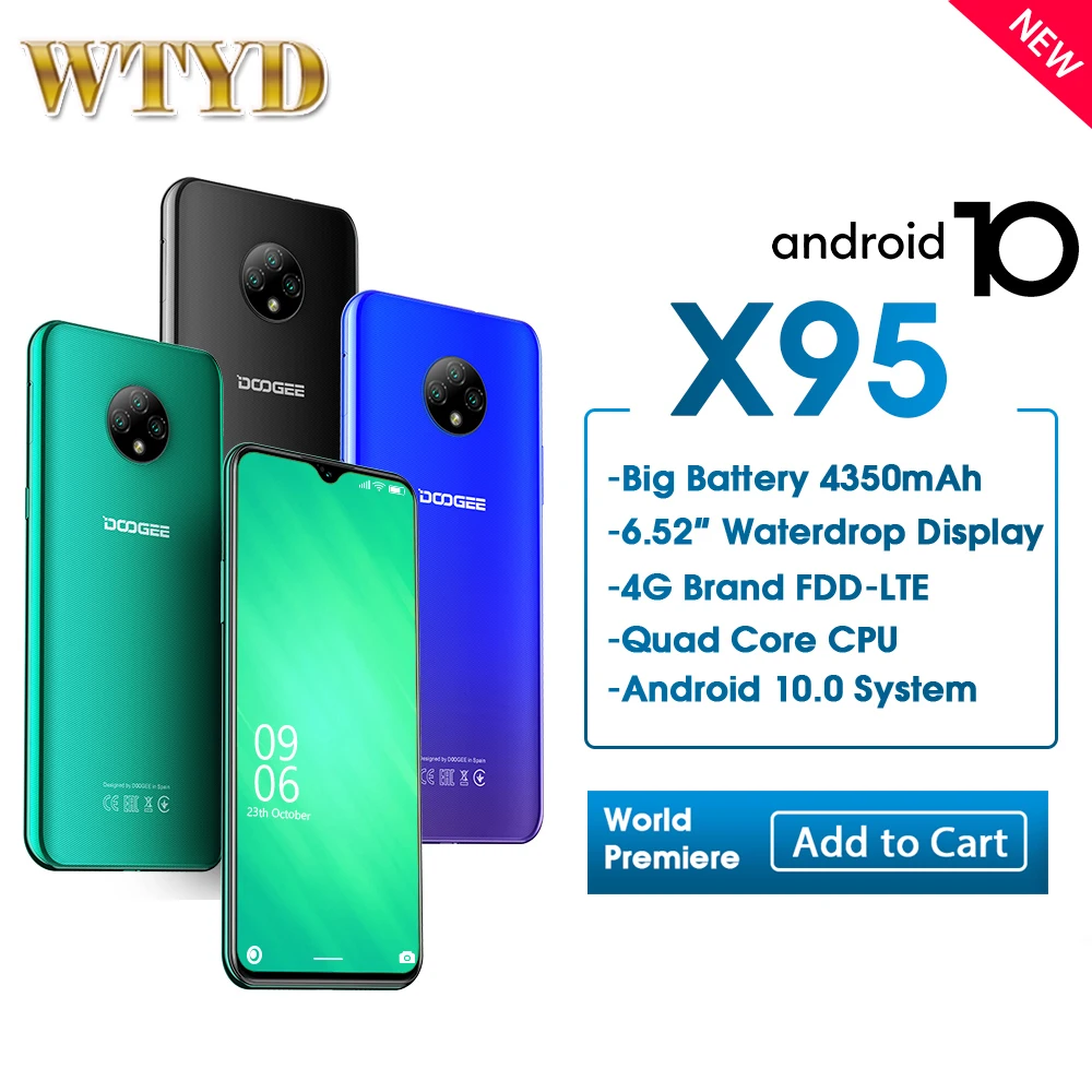 DOOGEE X95 смартфон с четырёхъядерным процессором MTK6737 5 5-дюймовым дисплеем ОЗУ 2 Гб