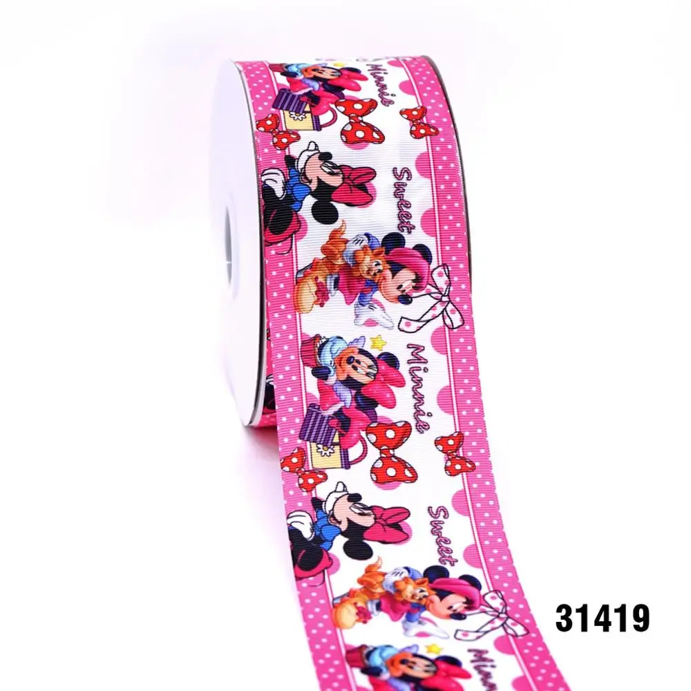 50 ярдов мультфильм напечатанный grosgrain ленты 30885