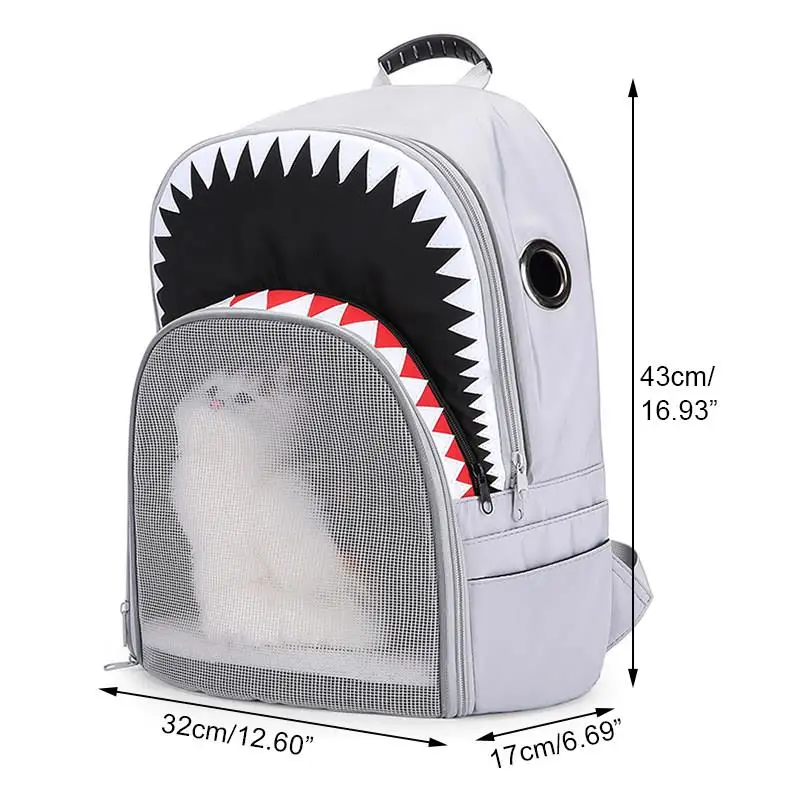 

Pet Backpack Cat Carrier Backpack for Small Cats & Dogs Portable Animal-shaped Pet Back Carrier for Outdoor Travel Hiking