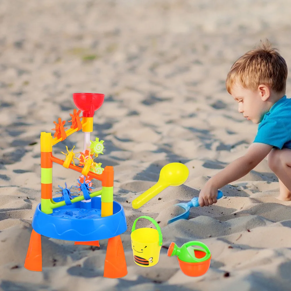 

1 Set Kids Sand Table Beach Sand Water Sand Table Playset Beach
