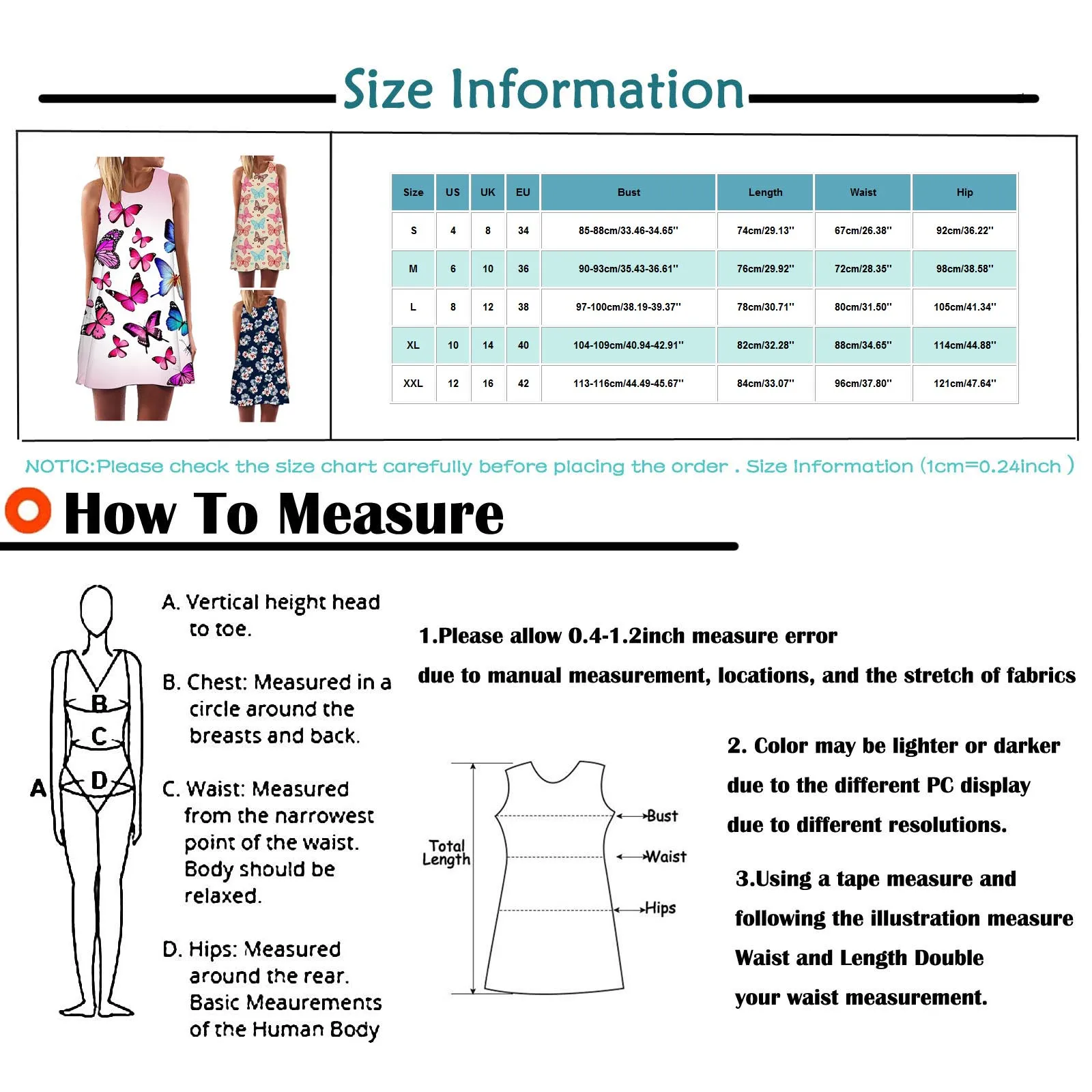 

40# Butterfly Print A-line Dress Women O-neck Sleeveless Loose Mini Tank Dresses For Women 2021 Summer Beach Dress Vestido
