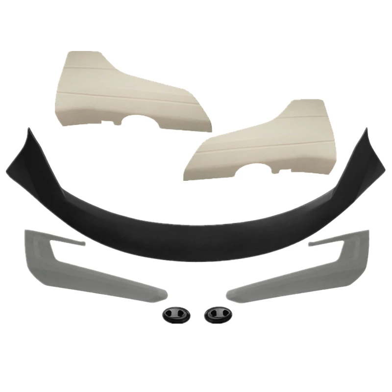 

5Pcs/Set Rear Trunk Spoiler + Side Skirts Body Kit + Splitter Canards For Tesla Model 3 Sedan 2017 2018 2019 2020 2021 Unpainted