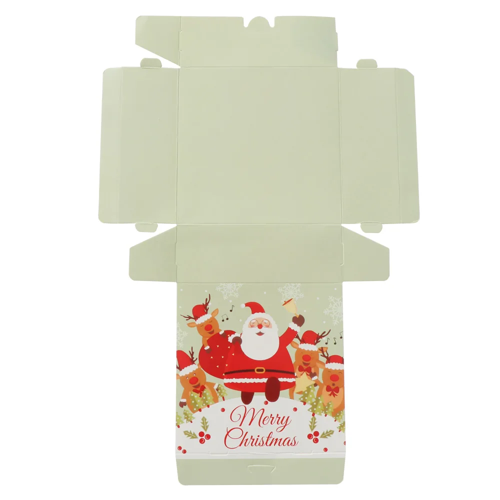 Рождественские конфеты хранения коробка подарка шоколада Обёрточная бумага