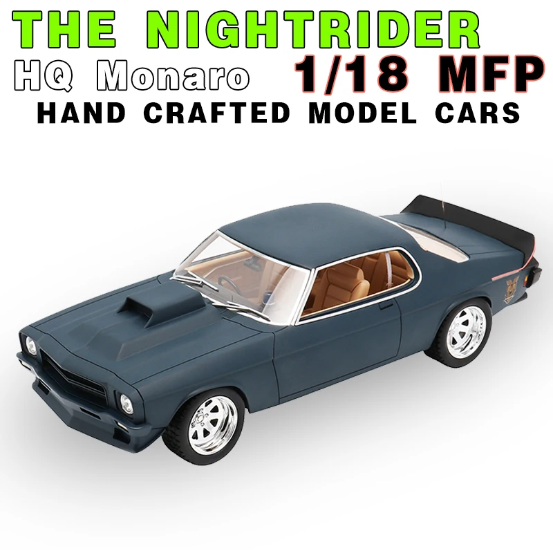 

Модель автомобиля 1/18 HRN-MODEL, модель NIGHTRIDER HQ Monaro ручной работы, модель автомобиля MFP из смолы