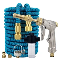 garden hose adjustable high pressure water gun flexible spray expansion hose energy saving car wash hose garden plants watering