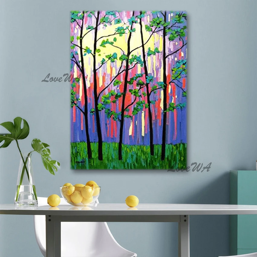 Дешевые абстрактные акриловые картины на холсте Настенная картина Искусство 100%