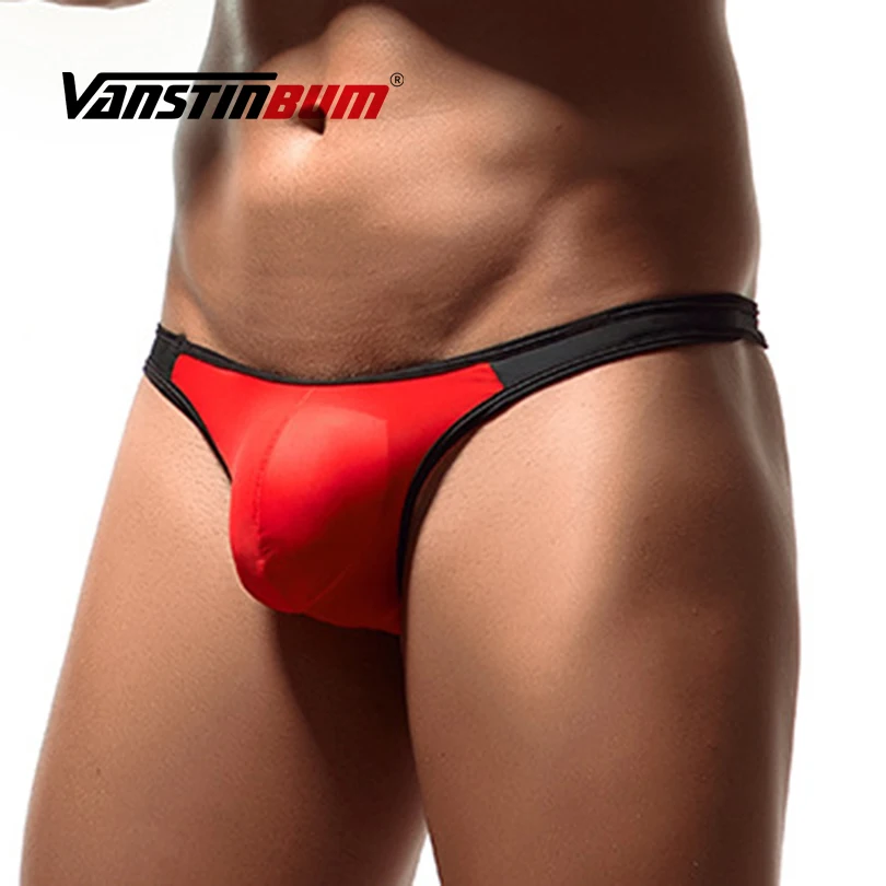 Пикантные мужские нейлоновые стринги с низкой талией ультратонкие удобные трусы