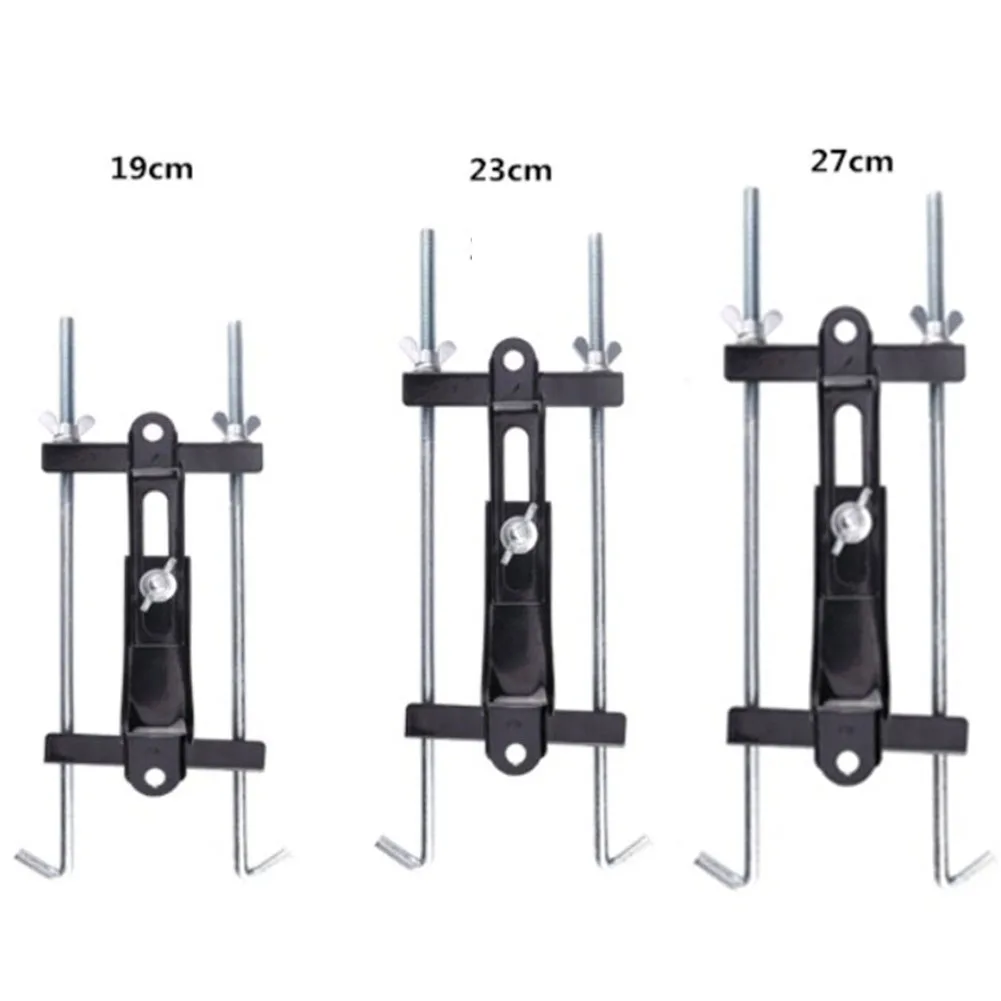 

1x Powerful Car Storage Battery Holder Tray&Hold Down Clamp Bracket Adjustable Recessed slots good bearing capacity