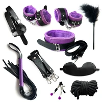 sex games bondage bdsm set whip gag nipple clamps rope sex handcuffs toys for couples exotic sexye toy games for men and women