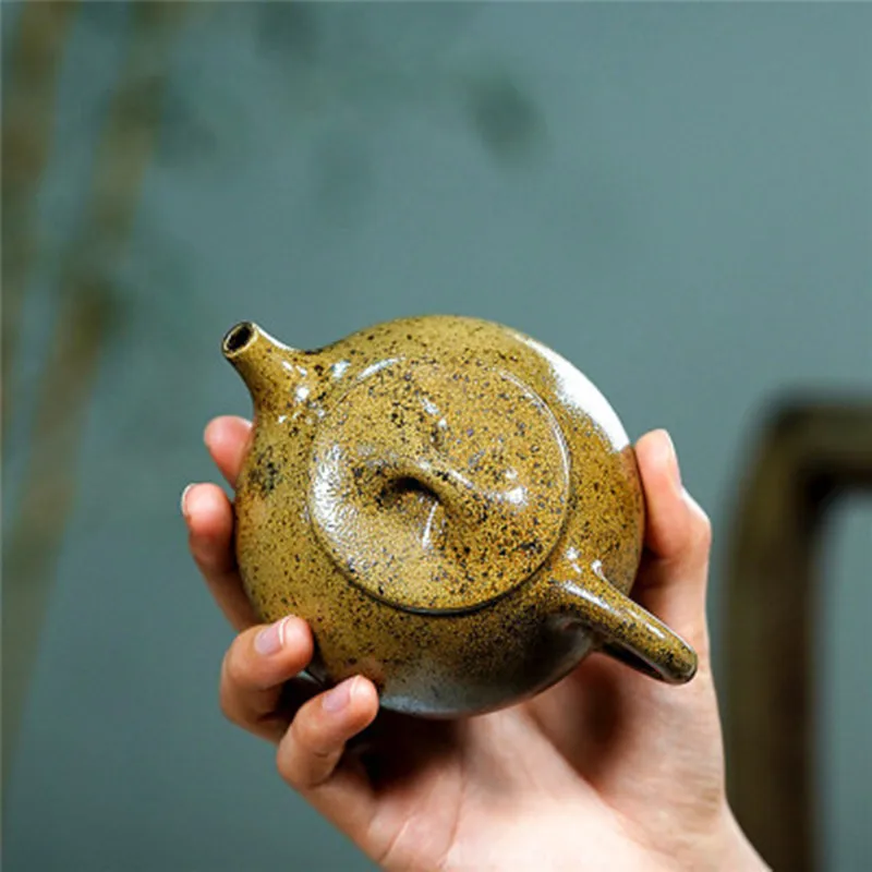 Известный ручной работы фиолетовый песок чайный горшок Исин сырая руда Сезам