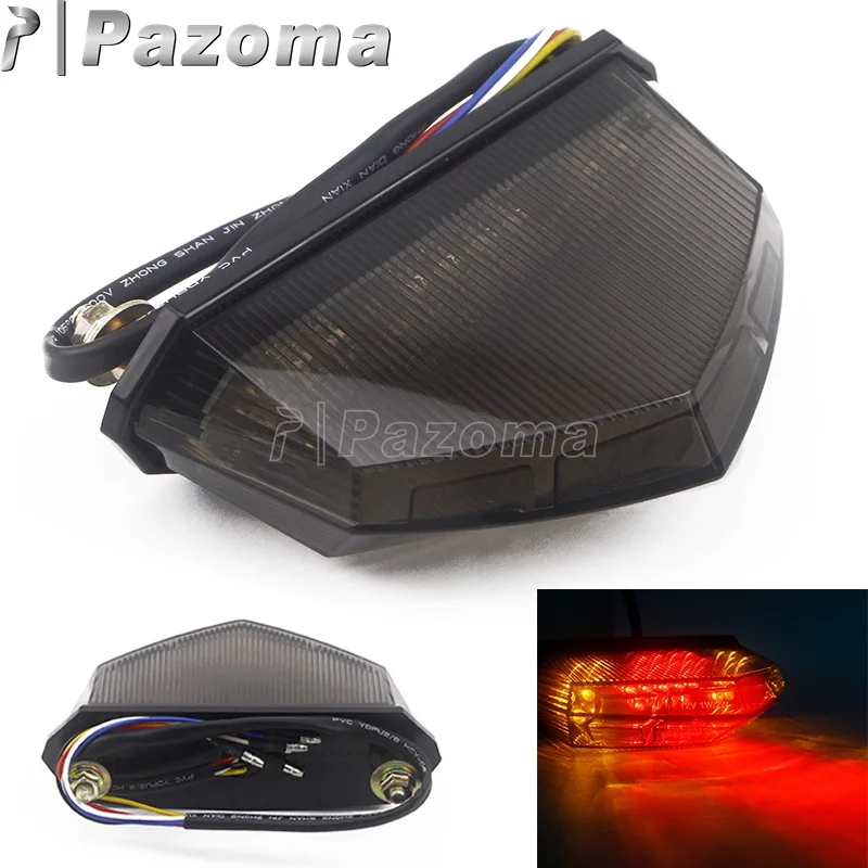 Светодиодный задний фонарь для мотоцикла стоп сигнал поворотники Harley Bobber Chopper на