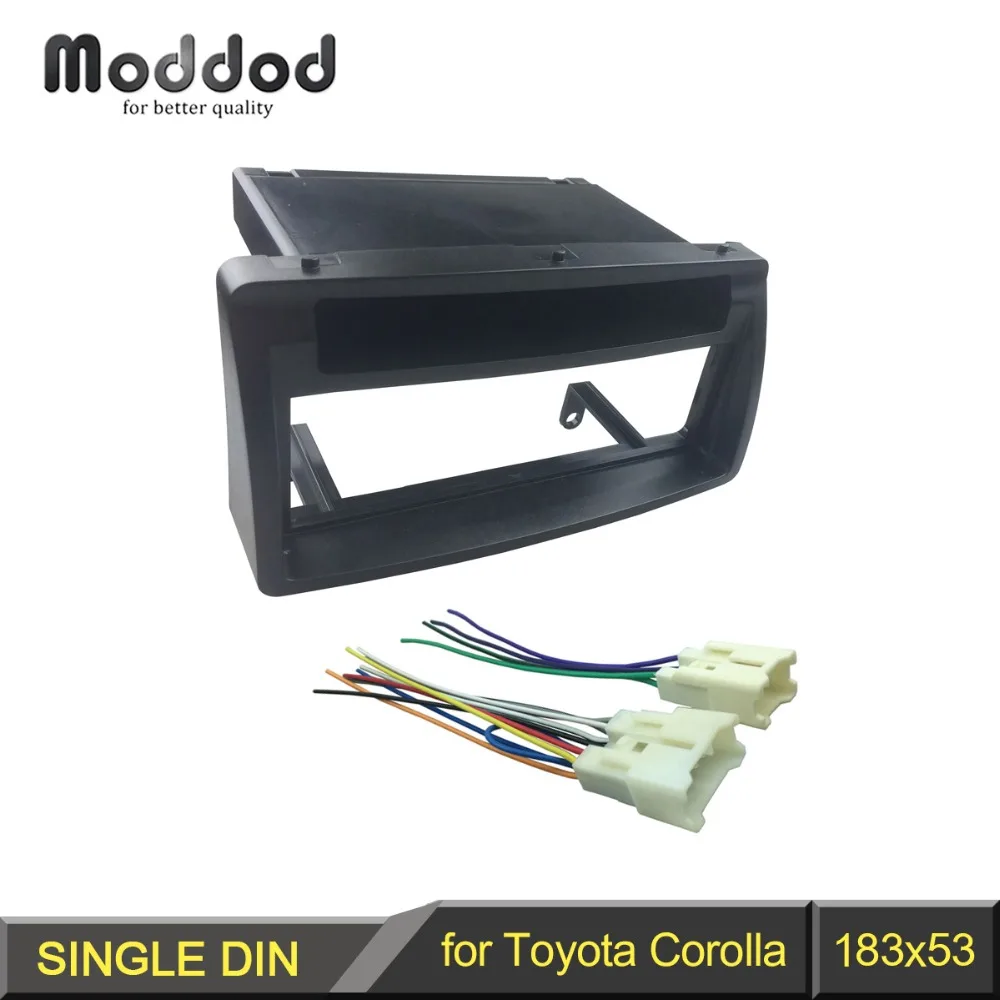 Din Fascia Для Toyota Corolla с карманом и жгутом проводов головное устройство радио CD DVD