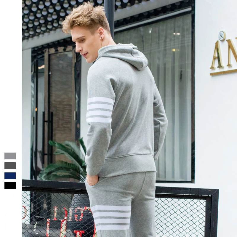 2019 новая брендовая мужская куртка с капюшоном окрашенная спортивная полосатой