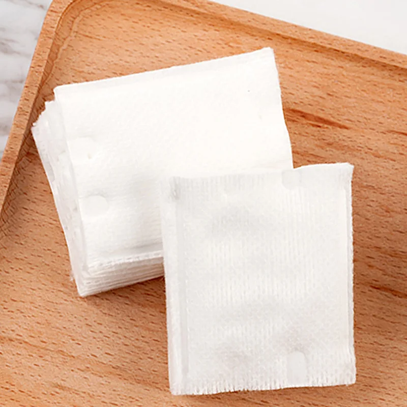 

50 Pcs White Rectangle Facial Cotton Pads for Make Up Comfortable Skin Cosmetic Makeup Tools