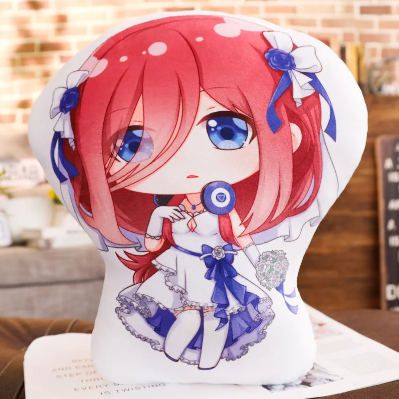 Аниме прекрасные пятиконечные подушки игрушка Ichika Nino Miku Yotsuba короткая набивная