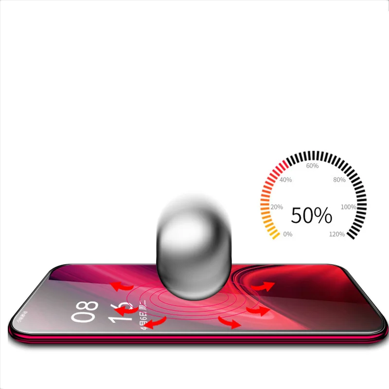 Фото Защитное закаленное стекло с полным покрытием для Oppo Realme X2 Pro 3D 2 шт. защитная Защитное закаленное стекло с полным покрытием для Oppo Realme X2 Pro 3D 2 шт. защитная