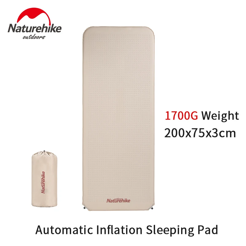 

Naturehike Camping Mat Ultralight Portable Quickly Inflation Single Person Mat Sponge Sleeping Outdoor Widen Tent Mattress