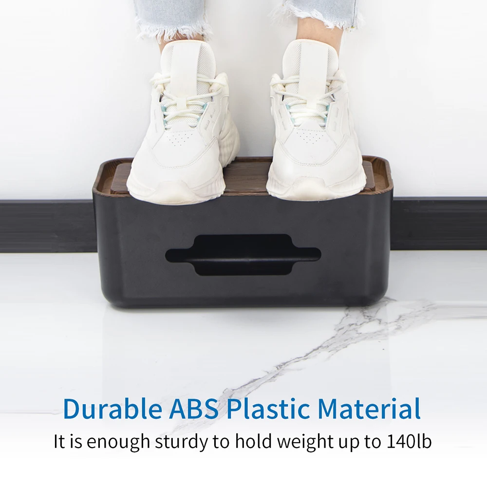 Блок управления кабелями питания NTON пластиковый ящик для хранения кабеля с