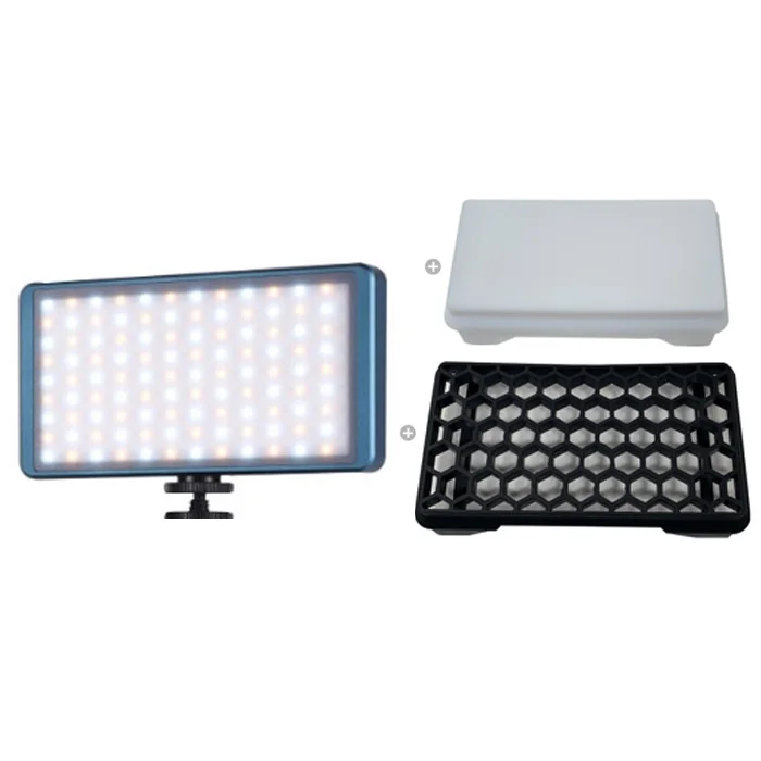 F7 Kit Set FalconEyes фотографический светильник ing 12 Вт светодиодный карманный мини RGB светильник на камеру портативный для видео/студии/Youtube/Vlog заполняющая лампа F7 - Цвет: F7 Kit Set