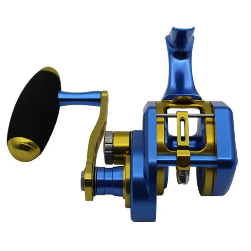 Полностью металлическое колесо для морской рыбалки MN200 с железной пластиной