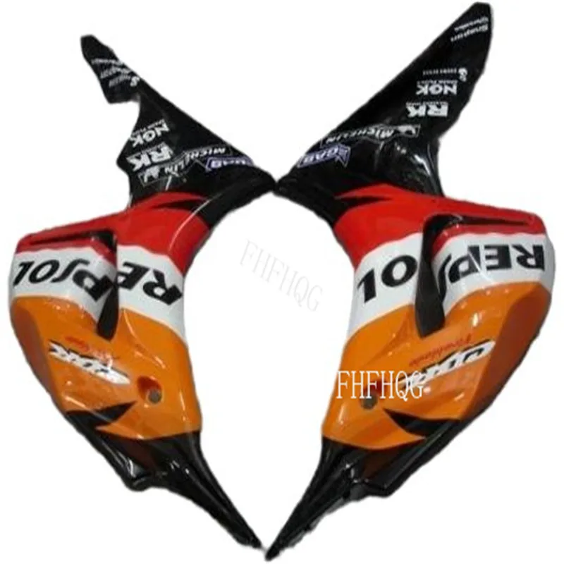 Комплект литых обтекателей для CBR 1000 RR 2006 2007 1000RR оранжевого и черного цветов CBR1000RR