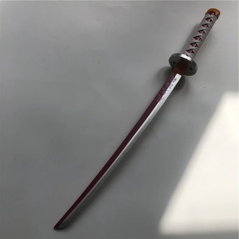 

80cm Kimetsu no Yaiba Sword Weapon Demon Slayer Tsuyuri Kanawo Cosplay Sword 1:1 Anime Ninja Knife wood toy