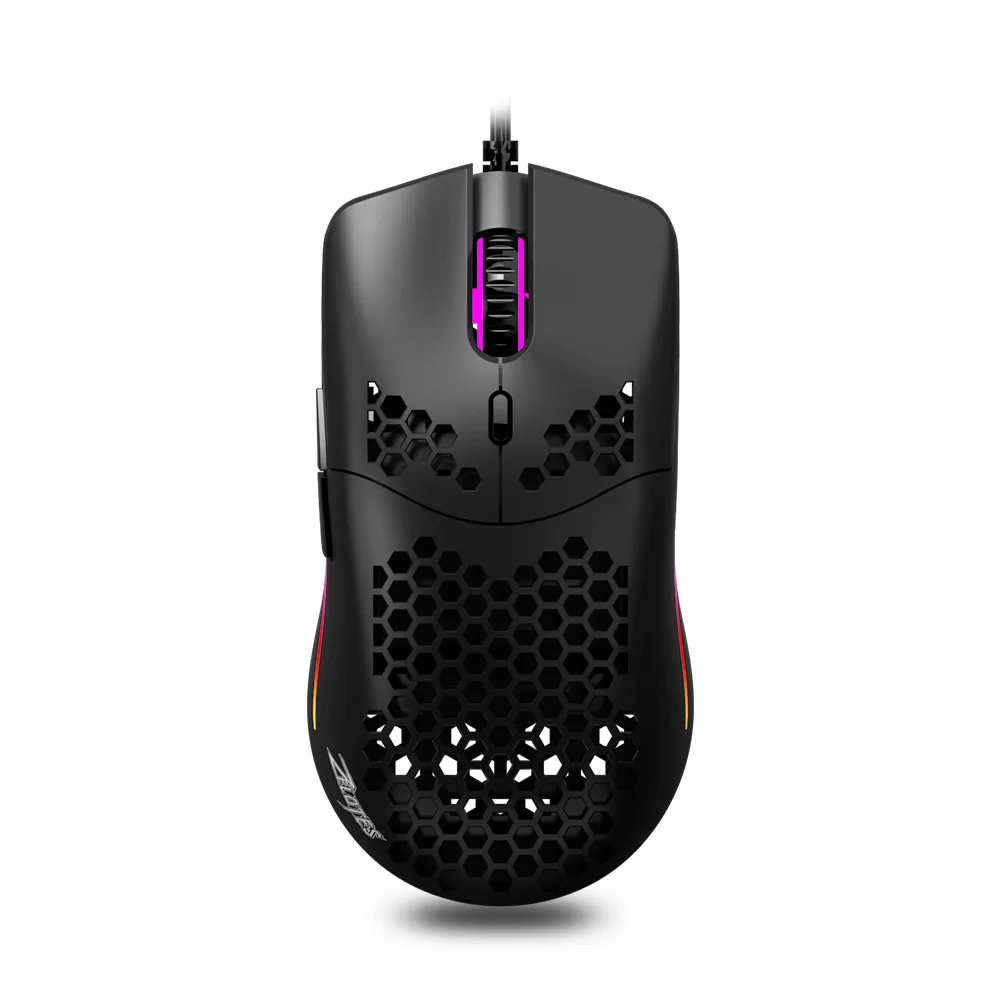 

ZELOTES USB Wired Mouse RGB Gaming Mouse 16000DPI Computer Game Mice Hollowed-out Honeycomb Design for PC Laptop Gamer Mice C-7