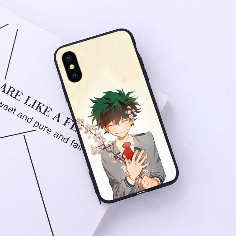 

My Hero Academia deku bakugou Boku Phone Case for iPhone 11 12 pro XS MAX 8 7 6 6S Plus X 5S SE 2020 XR