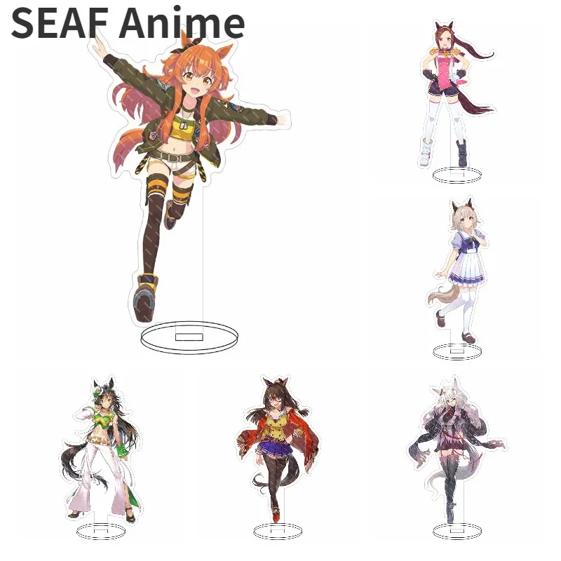 

Pretty Derby Acrylic Figure Stand Model Plate Matikanetannhauser Eishin Flash Anime Collection Acryl Character Stand Props