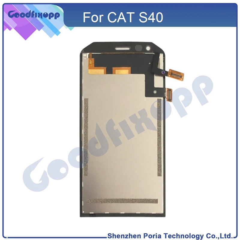 original lcd for caterpillar cat s40 lcd display touch screen digitizer assembly for cat s40 screen lcd mobile phone parts free global shipping
