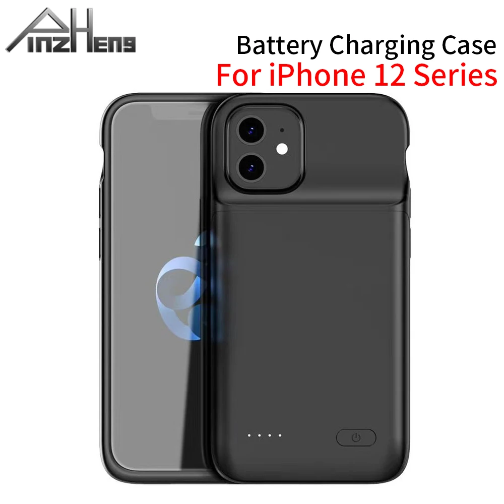 

PINZHENG 4800 мАч Ультратонкий чехол для iPhone 12 Pro зарядное устройство для iPhone 12 Pro Max чехол для зарядки внешнего аккумулятора
