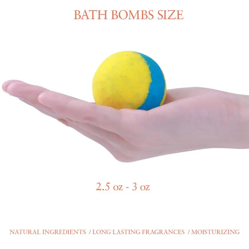 

Frcolor 6PCS Bath Bombs Gift Set Organic And Natural Bath Bomb Handmade Birthday Mothers Day Gifts Idea For Her Wife Girlfriend