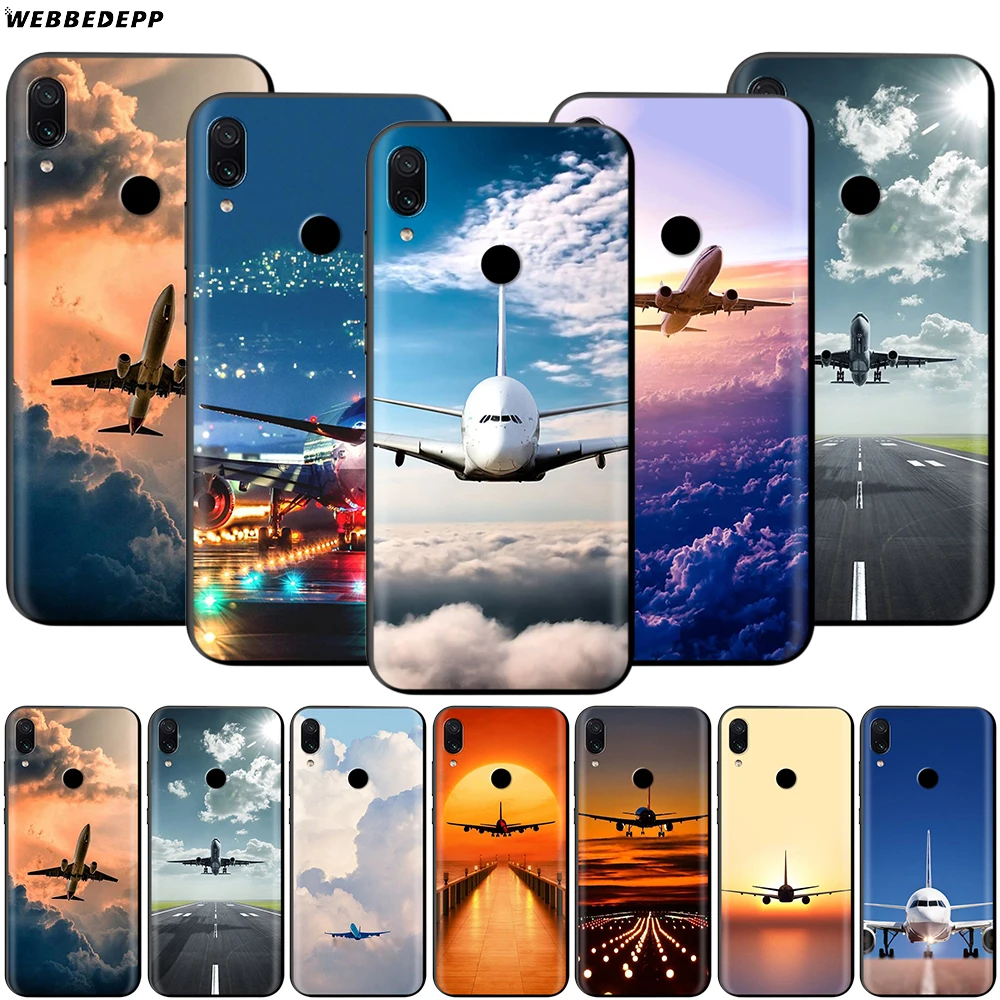 Самолет летать футляр для Xiaomi Redmi Примечание 8 MI 3 6 9 A1 A2 A3 8A 6X 9T CC9 Lite SE Pro Max F1